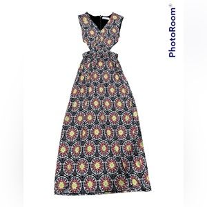 T-bags cut out maxi dress